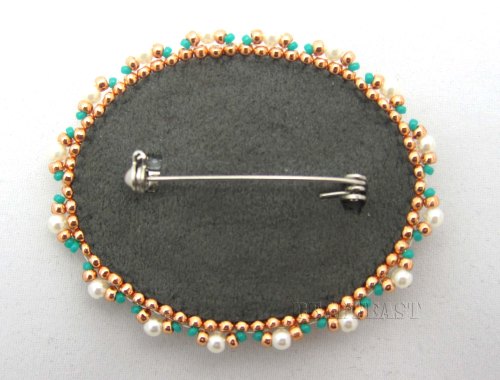 classic turquoise brooch